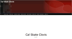 Desktop Screenshot of calskateclovis.net